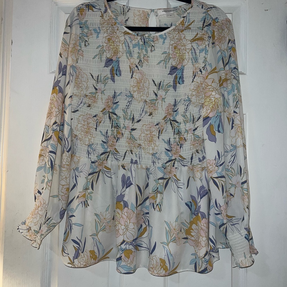Addition Elle Floral Print Top